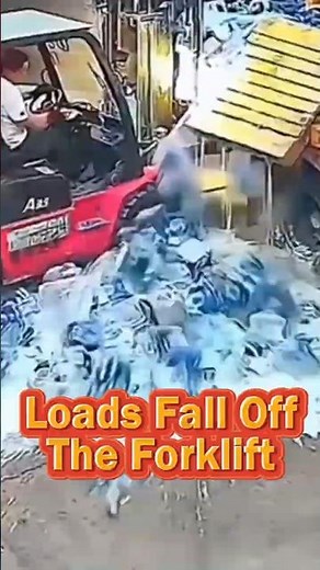 Never Catch a Falling Load: Forklift Safety First | Forklift Fails | Safety Training