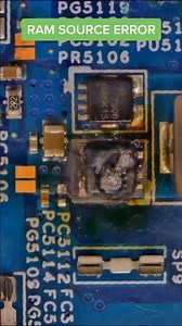 The causes of a RAM source IC burning out in a laptop can be...