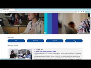 Opening APA PsycTherapy from APA PsycNet