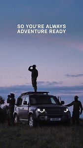 Defender's roof can support three 75 kg adults, along with the weight of the expedition roof rack and optional roof tent. | Defender