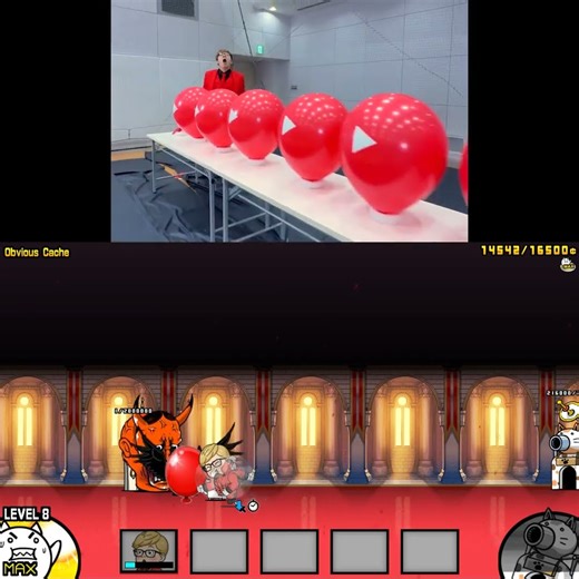 ヒカキン vs ハンニャ #ヒカキン #ハンニャ #バトルキャッツ #ファンメイド #BCU #ショート #サイバージャッジ