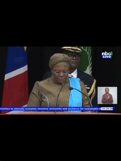 Lancement du NDP6 par la Présidente Namibienne