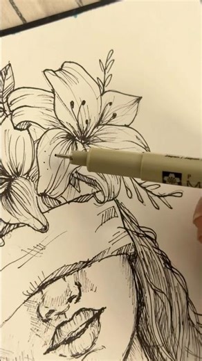 Late night scribbling✍️✨ #artshorts #penart #viral #shorts #foryou #youtubeshorts #artist #art #vibe