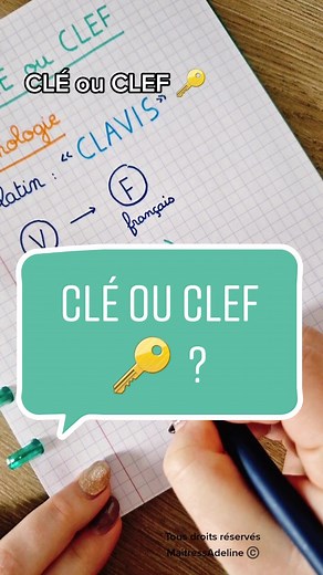Clé ou Clef: Histoire de l'Orthographe Française