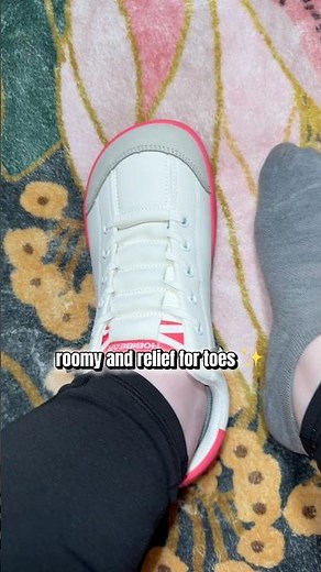Wide toe box shoes for wide feet relief 💕