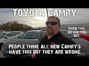 People expect this is standard on the Camry but it is an option