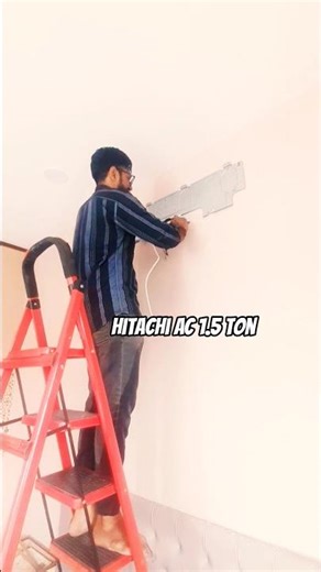 Hitachi 1.5 Ton AC #electrical #wire #sehar #shorts #youtube #viral#ac