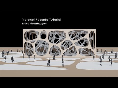 Voronoi Cube Facade Rhino Grasshopper Tutorial