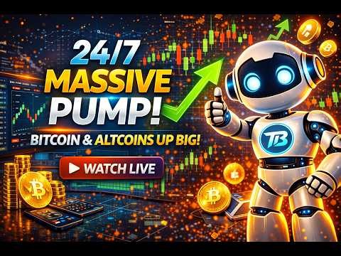 🔥 24/7 Crypto Live Trading 🤖 I Built a AI Trading Bot That trades Bitcoin & Meme #Livetrading
