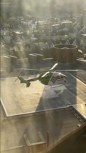 LifeFlight helicopter takeoff