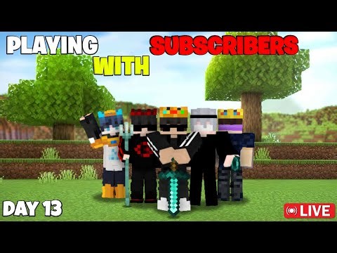 Minecraft Public Smp Live Day 9 | 24/7 Public Server | Java + Pe