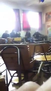 History classroom gets destroyed