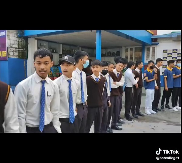 First Day – Grade XI Students at BST College. .