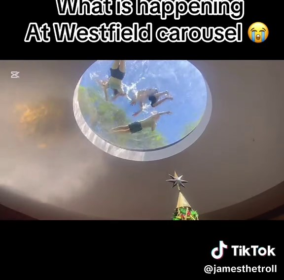 Westfield carousel swimming incident all over again 😭 #viral #funny #funnyvideos #perth #prank #fyp #carousel #CapCut