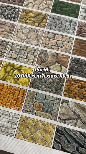 Part 1: texture ideas 🎨 #fyp #foryou #architecturestudent #arkitok #rendering #watercolor #archi #tiktokph