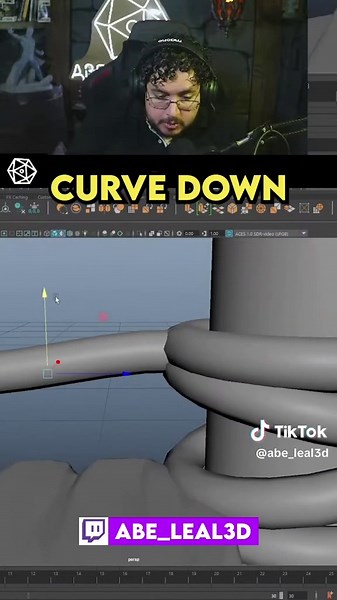 making ropes serenely easy with Maya and sweep mesh tools #artist #art #gameart #gamedev #3d #zbrush