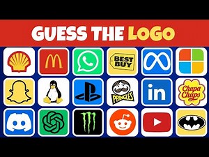 Guess the Famous Logos Quiz | Logo Challenge with Answers 🔥 #guessthelogo #quizzlepox