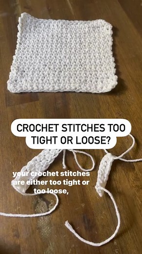 Crochet tension hacks! #crochetproblem #basiccrochetstitches #crochettutorialforbeginners