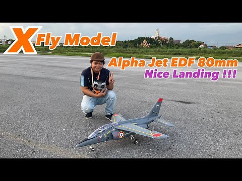 XFly - Alpha Jet EDF 80mm (Nice Landing)