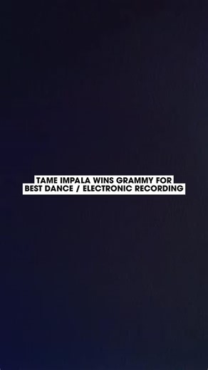 Congratulations to Tame Impala, who has won the Grammy for Best Dance/Electronic Recording 🏆 His track “End of Summer” earned the top honor in a stacked category 🔥 The nominees included: “No Cap” — Disclosure & Anderson .Paak�“Victory Lap” — Fred again.., Skepta, & PlaqueBoyMax�“Space Invader” — Kaytranada�“Voltage” — Skrillex 🎥: @tameimpala 👉 Follow @edm for the latest in dance music | EDM.com