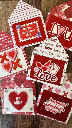 DIY Valentine Cards! Craft these handmade envelopes and cards! #crafts #papercraft #valentinesday