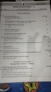 Model Aetivity Nhent - 3MODEL ACTIVITY SHEET - 3Time: 3 Hour... | Filo