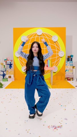 きりちゃんのはぴばう🎂💙 真似して踊ってみてね🎶 @桐原美月 #きゃんちゅーはぴばう #CANDYTUNE #きゃんちゅー