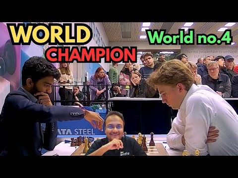 When World Champion Gukesh sacrificed his queen againt World no.4 Vincent Keymer