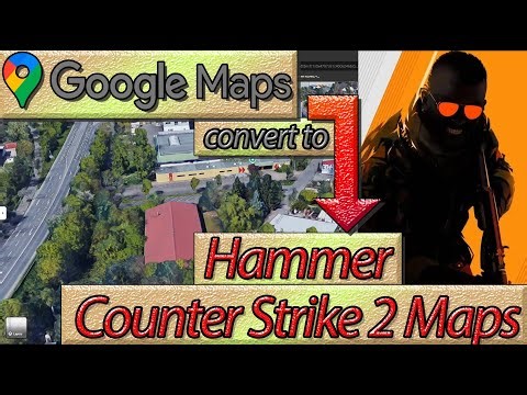 Google Maps to Hammer for Counter Strike 2 Maps, Source 2, convert 3D data from anywhere into a Map.