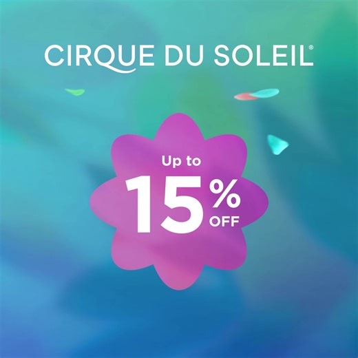 All moms deserve the best! 🥰 Take advantage of an exclusive 15% promo and treat her with Cirque du Soleil for Mother's Day 🎪 | Cirque du Soleil
