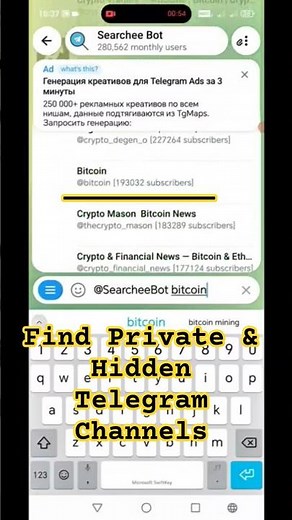 Find Private & Hidden Telegram Channels