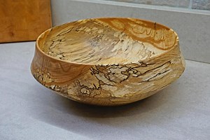 Spalted Beech Centerpiece Bowl: Refined Wood Dining Table Decor - Etsy