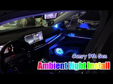 How to Install Ambient Lights in 2025 Camry | Full Interior Mod Tutorial (Ultra Detailed!)