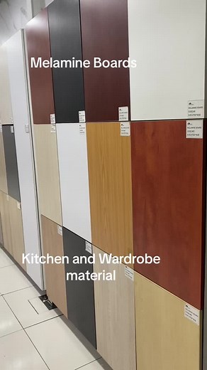 Melamine Boards. Melamine board has multiple uses within manufacturing and construction due to its high-gloss finish and scratch-resistant abilities. Uses include furniture, shelving, kitchens. Visit our shop at Block 3 Industrial Plot 20586. Contact 716265656. #SAMA28 #pg #fyp #fypシ゚viral #tomatofurniture #diyproject #diy #diycraft #afcon2023 #sama28 #melamine #kitchen #cabinets #doors #vlog #wardrobe #trending #trend #goals #homedecor #homemade #home #interiordesign #project #2024 #dream #home