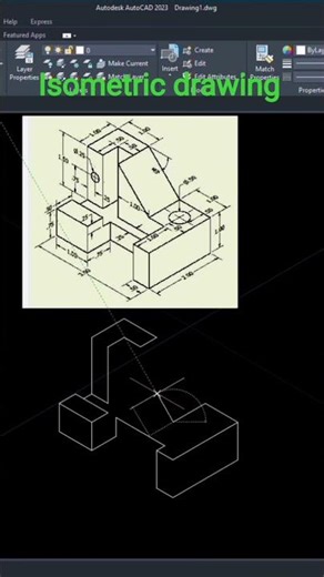 mechanical parts isometric drawing. #3d #3dprinting #autocad #shorts #short #mechnical #isometric