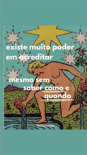 Seja a sua própria estrela guia #sabedoriaemocional #bemestar #tarot