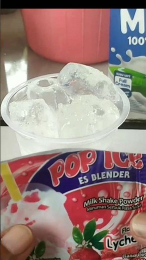 contemporary pop ice without a blender