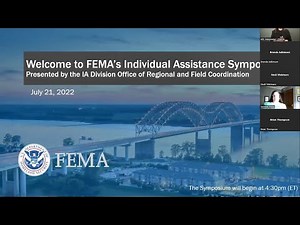 Virtual IA Symposium July 2022: Disaster Case Mgmt, Correspondence Letters, & Sheltering Updates