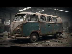 ASMR Car Restoration! 1968 VW Bus Full Restoration Process