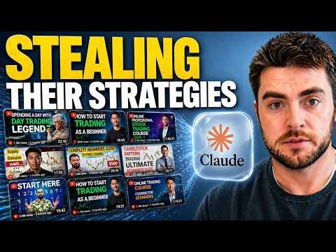 Claude Can Now STEAL YouTuber Trading Strategies (and trade them)