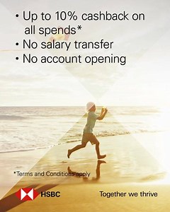 943 reactions · 24 shares | Enjoy great rewards with the HSBC Cashback Credit Card. T&Cs apply. • Up to 10% cashback on all spends* • No salary transfer • No account opening | HSBC UAE | Facebook