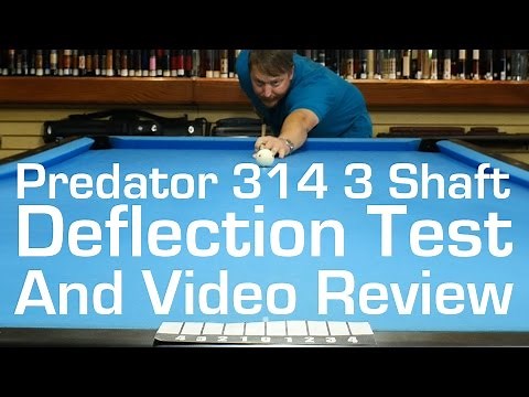 Predator 314 3 Deflection Test - Video Review by Select Billiards