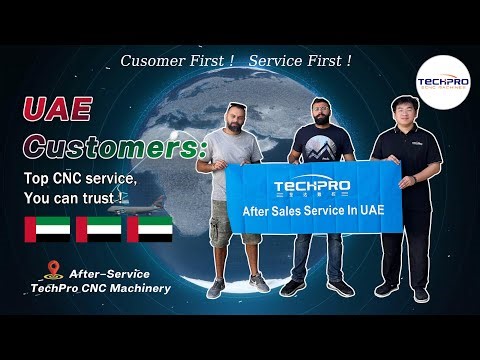 TechPro After-sales Service Team In UAE for 2100*4100mm 5 Axis EPS Foam CNC Router Machine