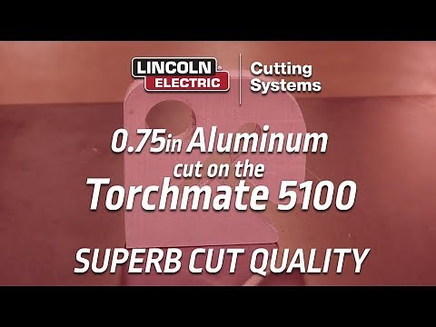 Torchmate 5100 and FlexCut 200 Plasma Cutting 0.75 in. Aluminum | Superb Cut Quality!