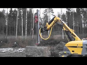 Brokk 400 with TEI MMB260 Drill