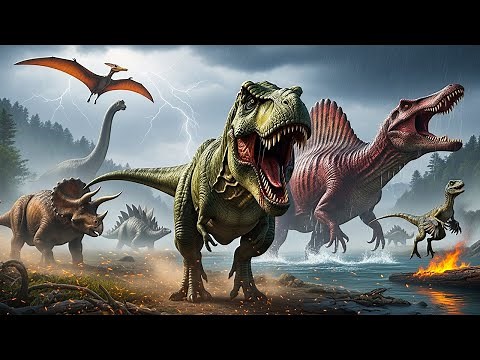 Top 15 Most Favorite Dinosaurs for Kids | Tyrannosaurus Rex, Triceratops, Velociraptor + More!