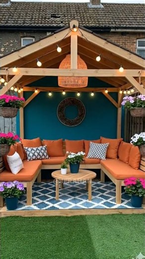 Satisfying DIY Backyard Patio Transformation! 🛠️✨ #diy #shorts #viral