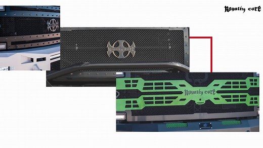 Royalty Core Has The Strongest Truck Grilles Available. Limitless Customization Options! See More at RoyaltyCore.com | Royalty Core