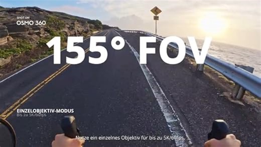 DJI Osmo 360 Adventure Combo – 360 Kamera mit 1-Zoll Sensor, 8K-360° Video, 4K/120fps & 170° Sichtfeld, 120MP Fotos, Action Cam & Vlog Kamera, Magnetischer Schnellwechsel, 3 Akkus & Ladeetui