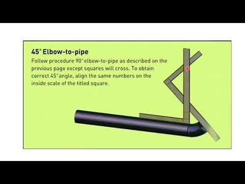 How to fit up pipe to tee / 45 degree elbow to pipe/ 90 degree elbow to pipe / pipe to pipe